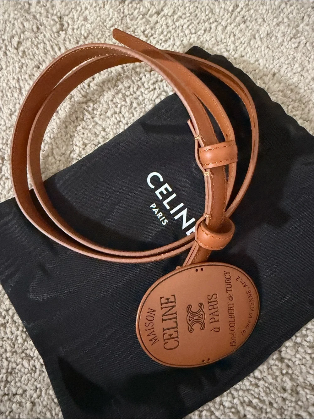 Celine leather strap